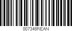 Código de barras (EAN, GTIN, SKU, ISBN): '007346REAN'