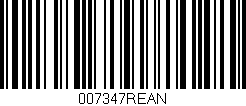 Código de barras (EAN, GTIN, SKU, ISBN): '007347REAN'