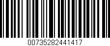 Código de barras (EAN, GTIN, SKU, ISBN): '00735282441417'
