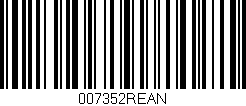 Código de barras (EAN, GTIN, SKU, ISBN): '007352REAN'