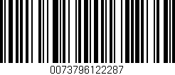 Código de barras (EAN, GTIN, SKU, ISBN): '0073796122287'