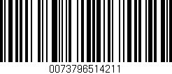 Código de barras (EAN, GTIN, SKU, ISBN): '0073796514211'