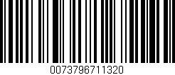 Código de barras (EAN, GTIN, SKU, ISBN): '0073796711320'