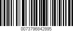Código de barras (EAN, GTIN, SKU, ISBN): '0073796842895'