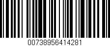 Código de barras (EAN, GTIN, SKU, ISBN): '00738956414281'