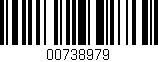 Código de barras (EAN, GTIN, SKU, ISBN): '00738979'