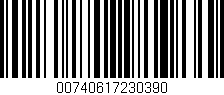 Código de barras (EAN, GTIN, SKU, ISBN): '00740617230390'