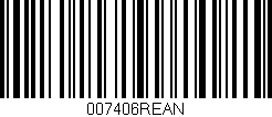 Código de barras (EAN, GTIN, SKU, ISBN): '007406REAN'