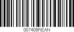 Código de barras (EAN, GTIN, SKU, ISBN): '007408REAN'