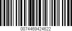 Código de barras (EAN, GTIN, SKU, ISBN): '0074469424622'