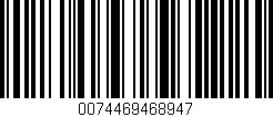 Código de barras (EAN, GTIN, SKU, ISBN): '0074469468947'