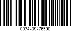 Código de barras (EAN, GTIN, SKU, ISBN): '0074469476508'