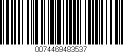 Código de barras (EAN, GTIN, SKU, ISBN): '0074469483537'