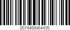 Código de barras (EAN, GTIN, SKU, ISBN): '0074469484435'
