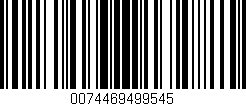 Código de barras (EAN, GTIN, SKU, ISBN): '0074469499545'