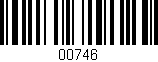 Código de barras (EAN, GTIN, SKU, ISBN): '00746'