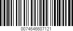 Código de barras (EAN, GTIN, SKU, ISBN): '0074646607121'