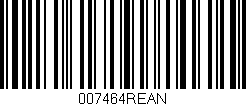 Código de barras (EAN, GTIN, SKU, ISBN): '007464REAN'