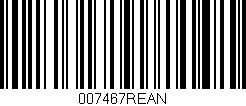 Código de barras (EAN, GTIN, SKU, ISBN): '007467REAN'