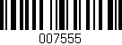 Código de barras (EAN, GTIN, SKU, ISBN): '007555'