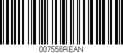 Código de barras (EAN, GTIN, SKU, ISBN): '007556REAN'