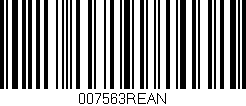 Código de barras (EAN, GTIN, SKU, ISBN): '007563REAN'