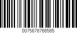 Código de barras (EAN, GTIN, SKU, ISBN): '0075678766565'