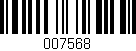 Código de barras (EAN, GTIN, SKU, ISBN): '007568'