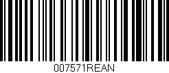 Código de barras (EAN, GTIN, SKU, ISBN): '007571REAN'