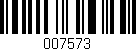 Código de barras (EAN, GTIN, SKU, ISBN): '007573'