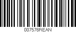 Código de barras (EAN, GTIN, SKU, ISBN): '007576REAN'