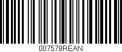 Código de barras (EAN, GTIN, SKU, ISBN): '007578REAN'