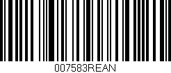 Código de barras (EAN, GTIN, SKU, ISBN): '007583REAN'