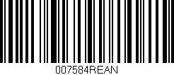 Código de barras (EAN, GTIN, SKU, ISBN): '007584REAN'