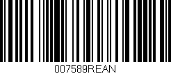 Código de barras (EAN, GTIN, SKU, ISBN): '007589REAN'