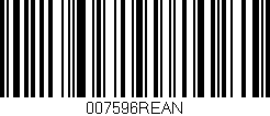 Código de barras (EAN, GTIN, SKU, ISBN): '007596REAN'