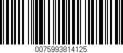 Código de barras (EAN, GTIN, SKU, ISBN): '0075993814125'