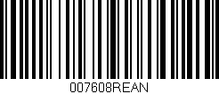 Código de barras (EAN, GTIN, SKU, ISBN): '007608REAN'