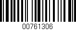 Código de barras (EAN, GTIN, SKU, ISBN): '00761306'