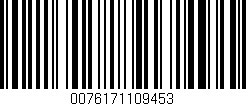 Código de barras (EAN, GTIN, SKU, ISBN): '0076171109453'