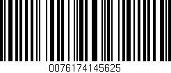 Código de barras (EAN, GTIN, SKU, ISBN): '0076174145625'