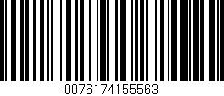 Código de barras (EAN, GTIN, SKU, ISBN): '0076174155563'