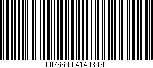 Código de barras (EAN, GTIN, SKU, ISBN): '00766-0041403070'