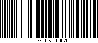 Código de barras (EAN, GTIN, SKU, ISBN): '00766-0051403070'
