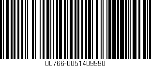 Código de barras (EAN, GTIN, SKU, ISBN): '00766-0051409990'