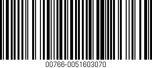 Código de barras (EAN, GTIN, SKU, ISBN): '00766-0051603070'