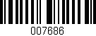 Código de barras (EAN, GTIN, SKU, ISBN): '007686'