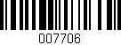 Código de barras (EAN, GTIN, SKU, ISBN): '007706'