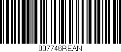 Código de barras (EAN, GTIN, SKU, ISBN): '007746REAN'