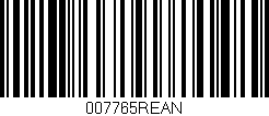 Código de barras (EAN, GTIN, SKU, ISBN): '007765REAN'